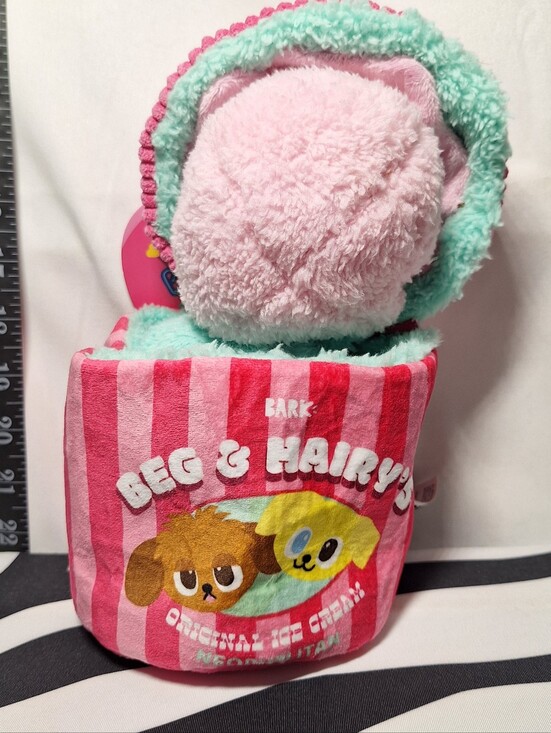 Bark Other - NWT Bark Beg & Hairy's Dog Toy  M-L